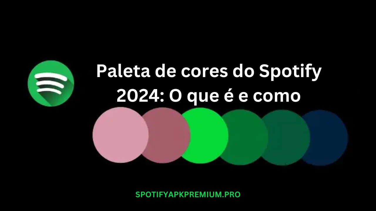 Paleta de cores do Spotify