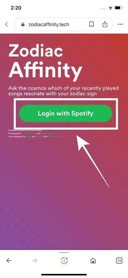 Iniciar sessão no Spotify